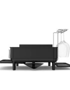 SimpleHuman Отцедник за съдове неръждаема стомана 56.6 x 51.4 x 29.2 см матово