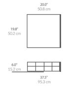 SimpleHuman Плъзгащ се органайзер за шкаф 502 х 508 см - марка ""