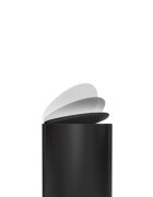 SimpleHuman Полукръгъл кош за боклук с педал 6 л неръждаема стомана Matte Black