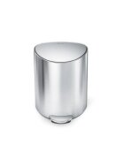 SimpleHuman Полукръгъл кошче за боклук с педал 6 л неръждаема стомана Brushed -