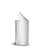 SimpleHuman Полукръгъл кошче за боклук с педал 6 л неръждаема стомана Brushed -