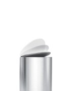 SimpleHuman Полукръгъл кошче за боклук с педал 6 л неръждаема стомана Brushed -