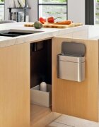SimpleHuman Поставка за стенен кош за компост неръждаема стомана -