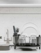SimpleHuman Поставка за сушене на съдове неръждаема стомана 394x38x19 см - simp