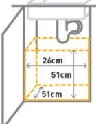 SimpleHuman Прибираща се кофа за боклук 30 L -