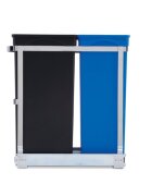 SimpleHuman Прибираща се кофа за боклук с две отделения 35 L -
