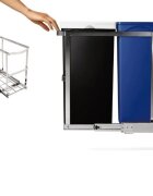 SimpleHuman Прибираща се кофа за боклук с две отделения 35 L -