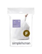 SimpleHuman Торби за боклук код F 25 L / 20 бр. пластмасови -