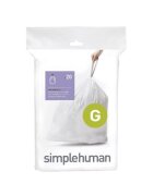 SimpleHuman Торби за боклук код G 30 L / 20 бр. пластмасови -