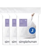 SimpleHuman Торби за боклук код J 30-45 L / 60 бр. пластмаса - марка "simplehum