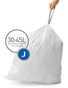 SimpleHuman Торби за боклук код J 30-45 L / 60 бр. пластмаса - марка "simplehum