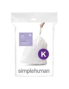 SimpleHuman Торби за боклук код К 35-45 L / 20 бр. пластмасови -