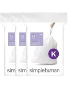 SimpleHuman Торби за боклук код К 35-45 L / 60 бр. пластмасови -