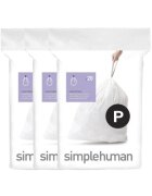 SimpleHuman Торби за боклук код P 50-60 L / 60 бр. пластмаса - марка "simplehuma