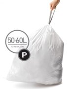 SimpleHuman Торби за боклук код P 50-60 L / 60 бр. пластмаса - марка "simplehuma