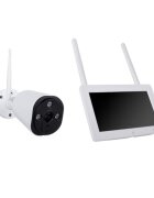 Smartwares Комплект безжични охранителни камери Full HD 7" -
