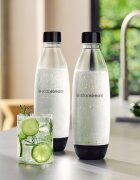 Sodastream Комплект от 2 бутилки за газиране "Fuse" пластмасови 1L черни - Sod
