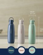 Sodastream Термос бутилка "Fizz&Go Cool" неръждаема стомана 0.9 л Sand - SodaS