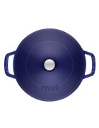 Staub Чиния за готвене чугун 24 см Dark Blue -