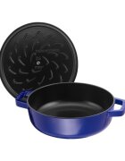 Staub Чиния за готвене чугун 24 см Dark Blue -