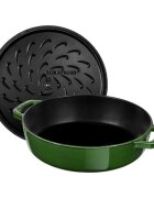 Staub Chistera готвене ястие чугун 28 см Basil -