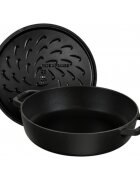 Staub Чистера Гювеч чугун 28 см Black -
