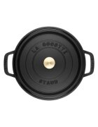 Staub Чугунен съд за готвене Cocotte 24 см/38л Black -
