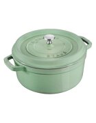 Staub Чугунена тенджера Cocotte 24 см / 37 л Sage -