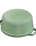 Staub Чугунена тенджера Cocotte 24 см / 37 л Sage -