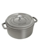 Staub Чугунена тенджера Cocotte 24 см/38 л Graphite Grey -