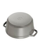 Staub Чугунена тенджера Cocotte 24 см/38 л Graphite Grey -