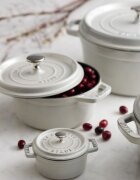 Staub Чугунена тенджера Cocotte 24 см/38 л White Truffle -