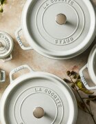Staub Чугунена тенджера Cocotte 24 см/38 л White Truffle -