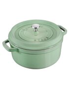 Staub Чугунена тенджера Cocotte 26 см / 52 л Sage -
