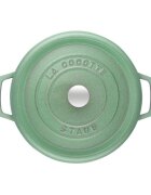 Staub Чугунена тенджера Cocotte 26 см / 52 л Sage -