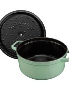 Staub Чугунена тенджера Cocotte 26 см / 52 л Sage -