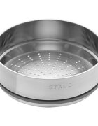 Staub Чугунена тенджера за готвене Cocotte с аксесоар за готвене на пара 2