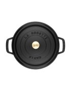Staub Cocotte тенджера чугун 16 см/12 л Black -