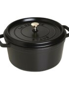 Staub Cocotte тенджера чугун 28 см/67 л Black -