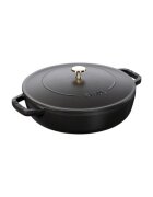 Staub Готварско ястие "Чистера" чугун 24 см Черно -