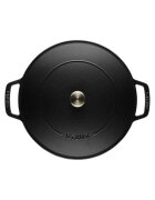 Staub Готварско ястие "Чистера" чугун 24 см Черно -