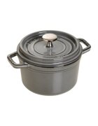 Staub Кокотен съд за готвене 16 см/12 л Graphite Grey -
