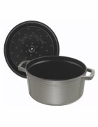 Staub Кокотен съд за готвене 16 см/12 л Graphite Grey -