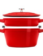 Staub Комплект 2 съдове Cocotte чугун 24 см Cherry -