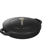 Staub Комплект съдове Cocotte от 3 части 24 см чугун черен -