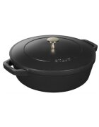 Staub Комплект съдове Cocotte от 3 части 24 см чугун черен -