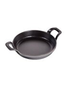 Staub Кръгъл съд за фурна чугун 16 см Graphite Grey -