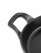Staub Кръгъл съд за фурна чугун 16 см Graphite Grey -