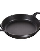 Staub Кръгъл съд за фурна чугун 20 см Black -