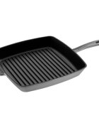 Staub Квадратен грил тиган чугун 30 см Graphite Grey -